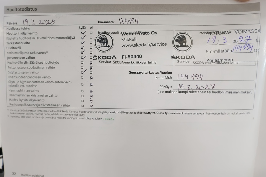 Skoda Octavia vaihtoauto