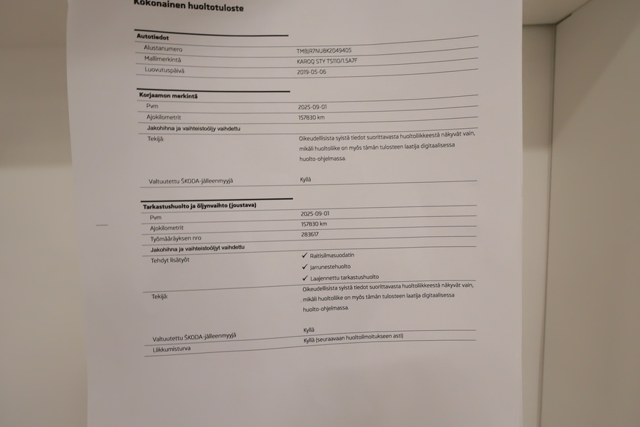 Skoda Karoq vaihtoauto