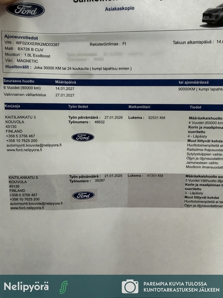 Ford Puma vaihtoauto