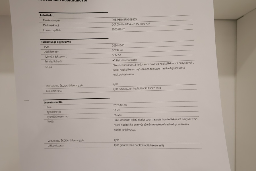 Skoda Octavia vaihtoauto