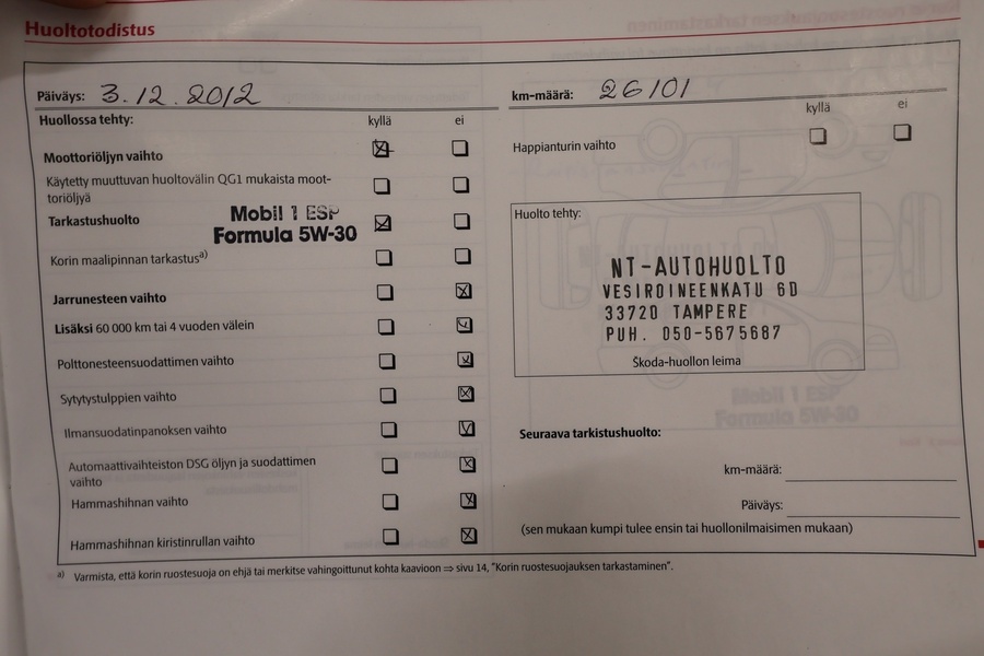 Skoda Octavia vaihtoauto