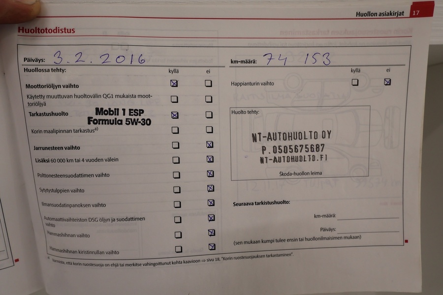 Skoda Octavia vaihtoauto