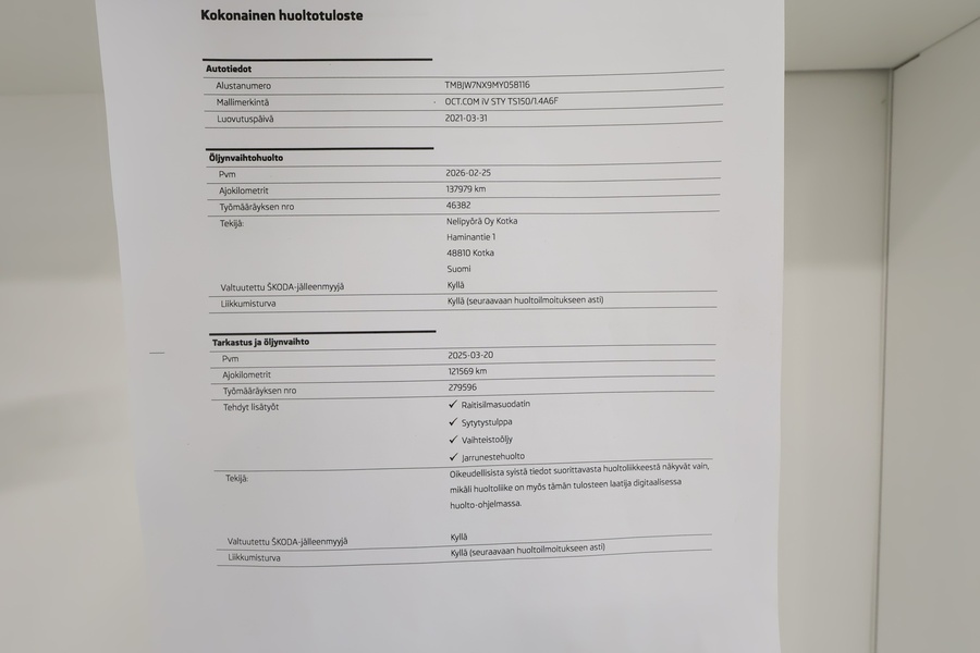 Skoda Octavia vaihtoauto