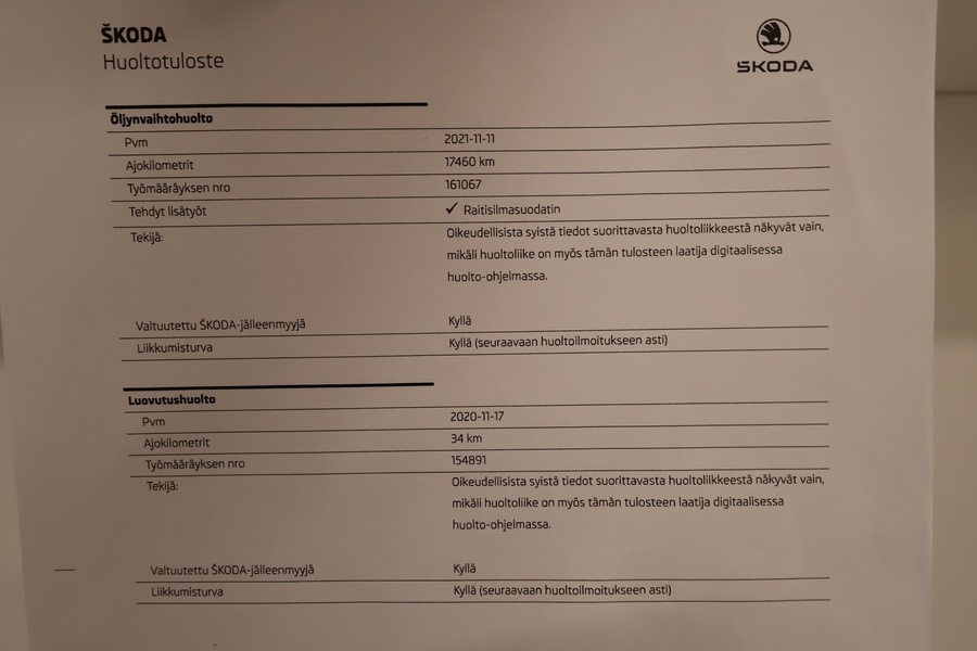 Skoda Octavia vaihtoauto