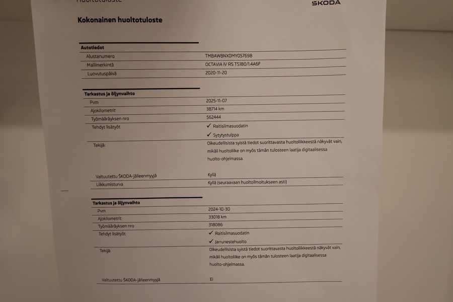 Skoda Octavia vaihtoauto