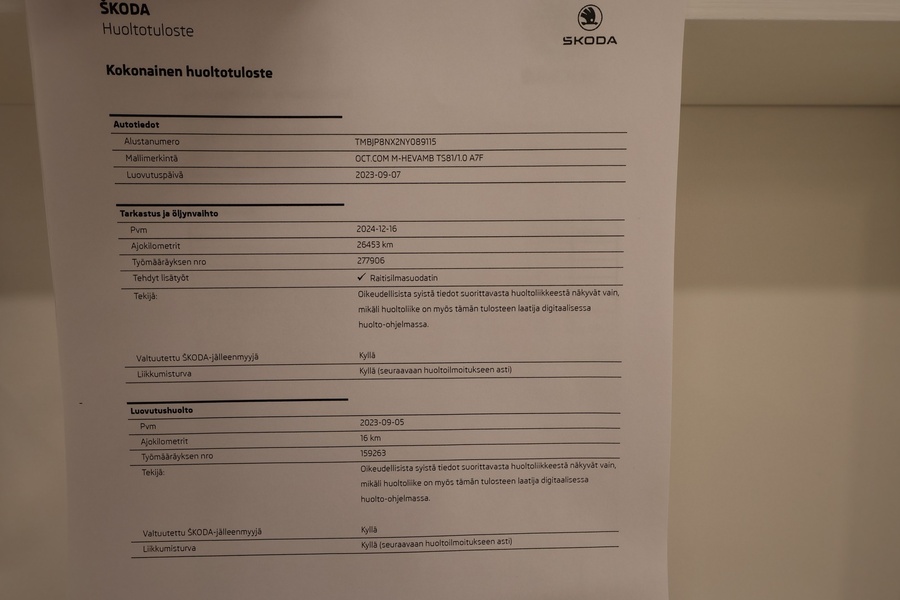 Skoda Octavia vaihtoauto