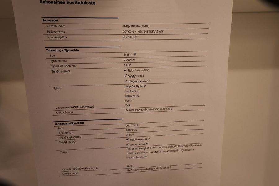 Skoda Octavia vaihtoauto