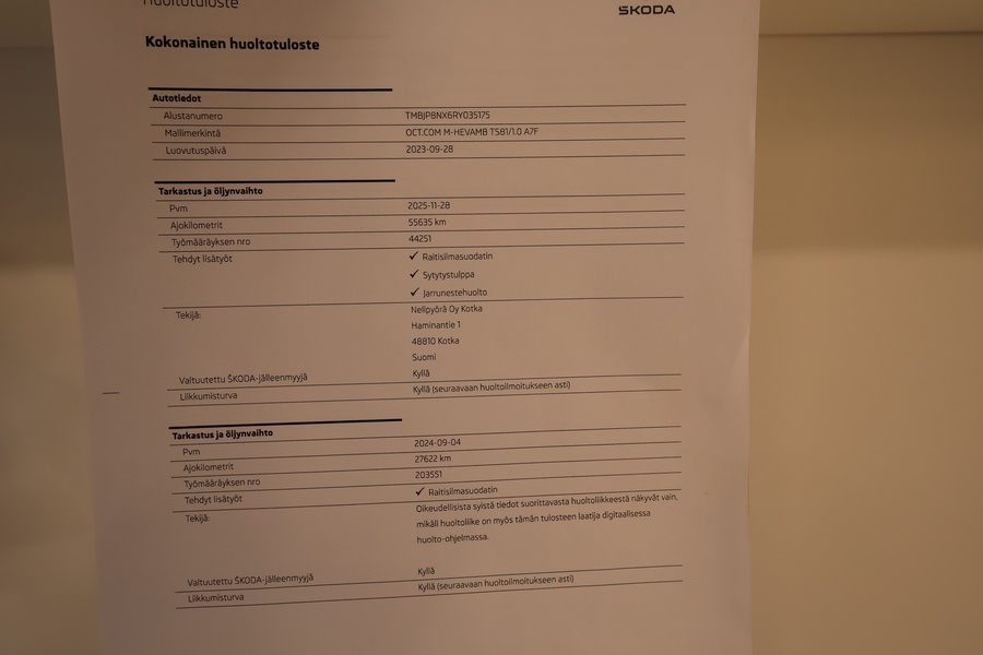 Skoda Octavia vaihtoauto