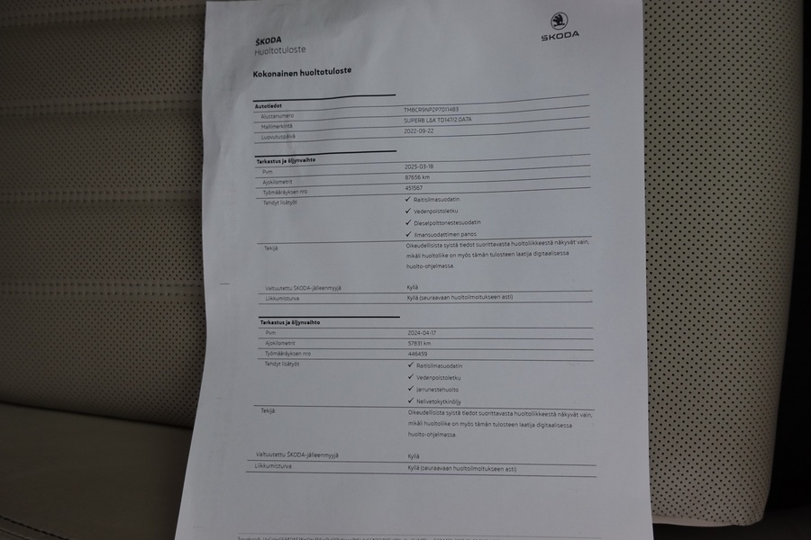 Skoda Superb vaihtoauto