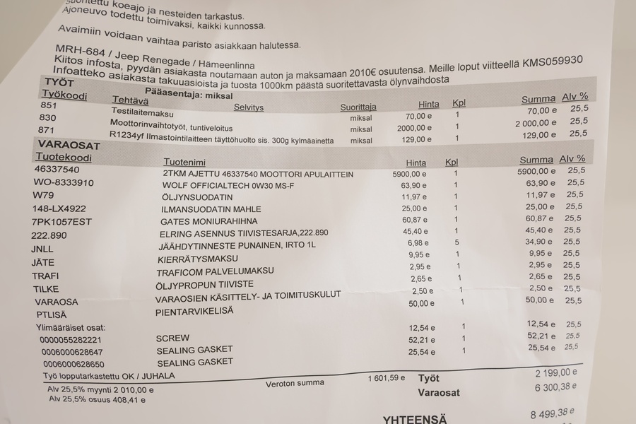 Jeep Renegade vaihtoauto