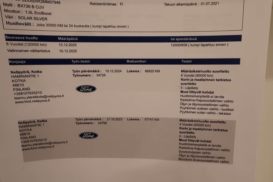 Ford Puma vaihtoauto