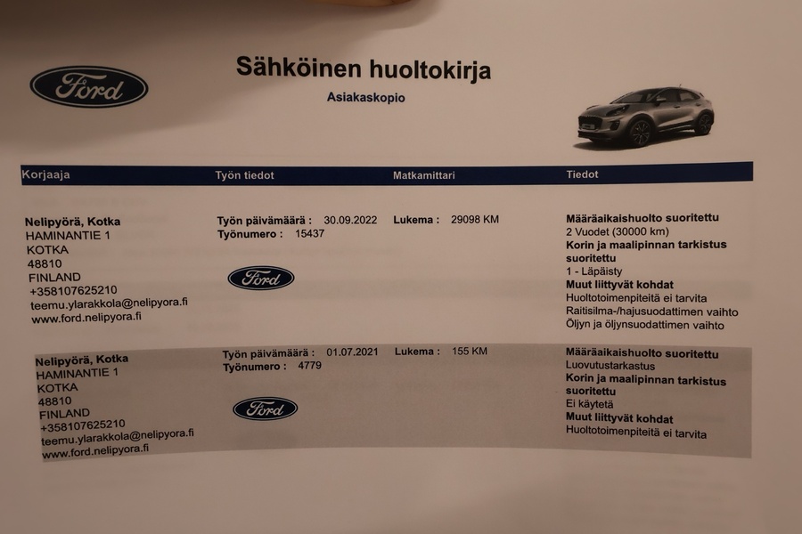 Ford Puma vaihtoauto