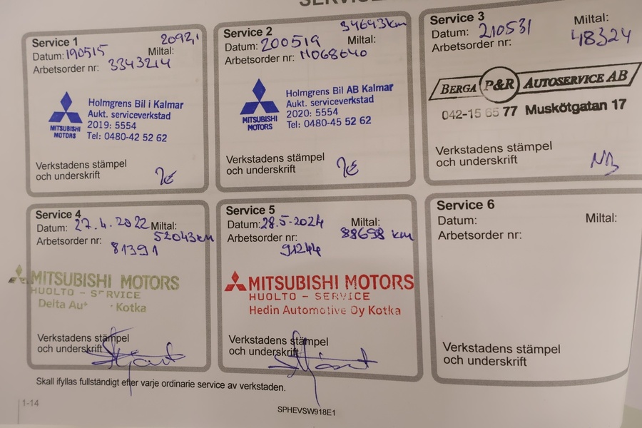 Mitsubishi Outlander PHEV vaihtoauto