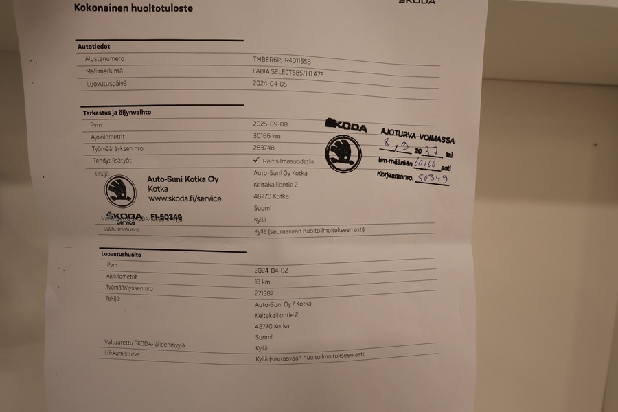 Skoda Fabia vaihtoauto