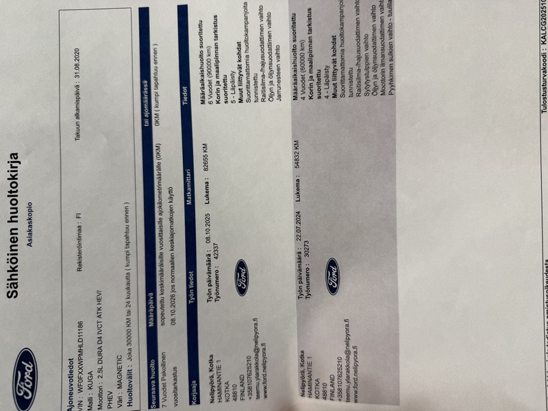 Ford Kuga vaihtoauto