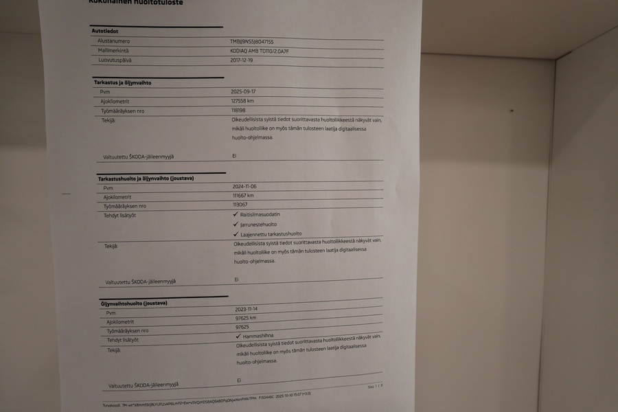 Skoda Kodiaq vaihtoauto