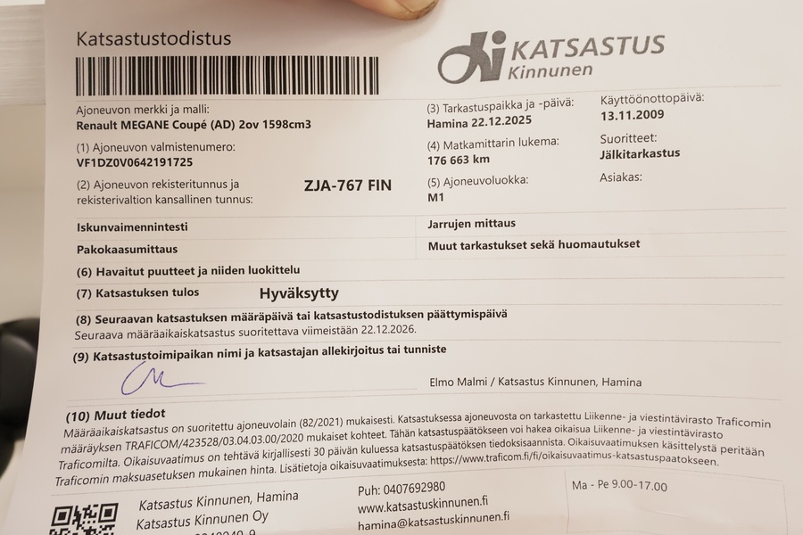 Renault Mégane vaihtoauto