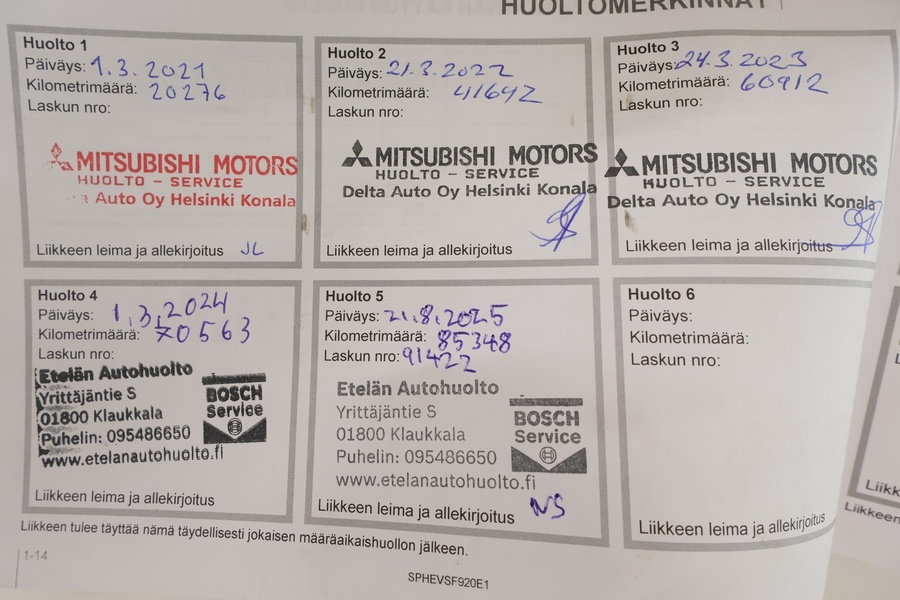 Mitsubishi Outlander PHEV vaihtoauto