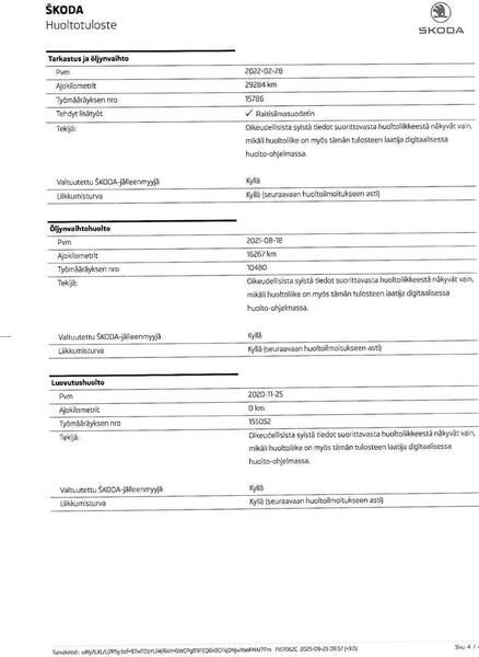 Skoda Octavia vaihtoauto