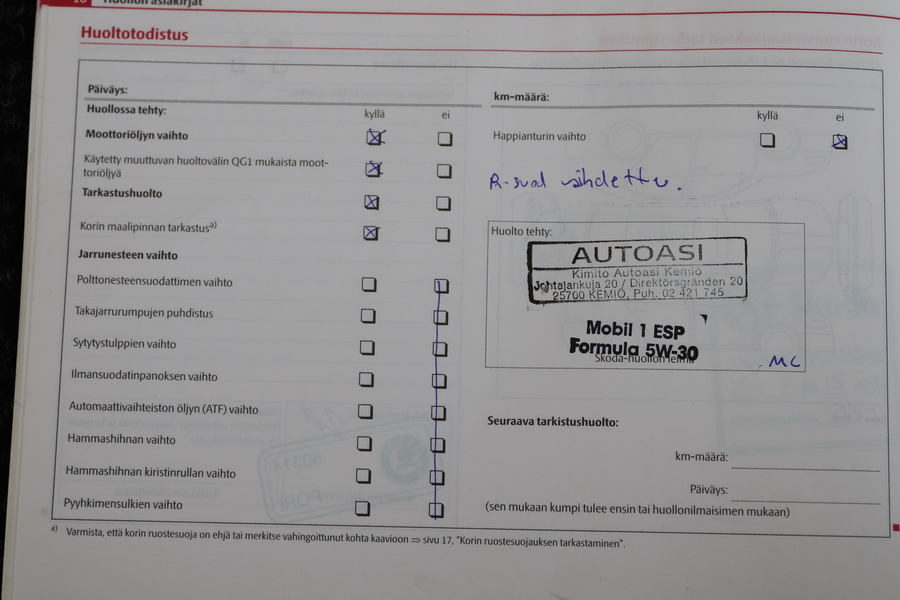 Skoda Roomster vaihtoauto