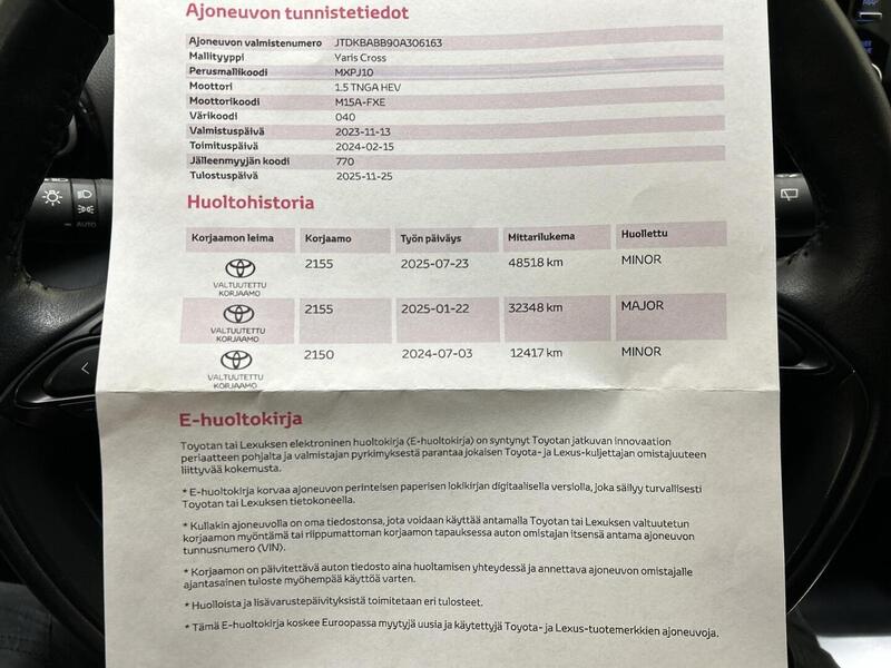 Toyota Yaris Cross vaihtoauto