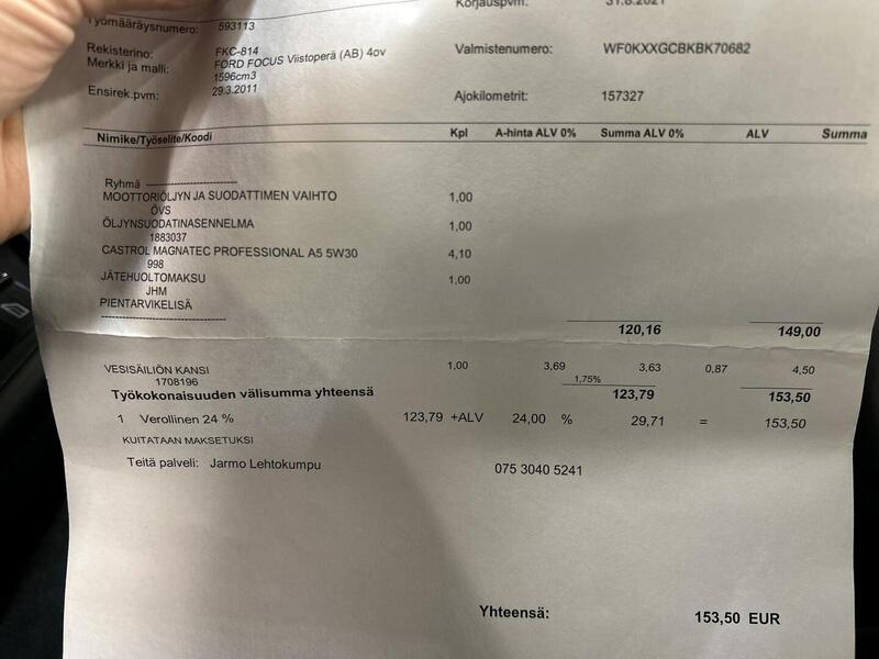 Ford Focus vaihtoauto