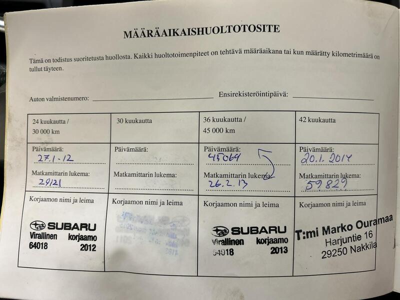 Subaru Outback vaihtoauto