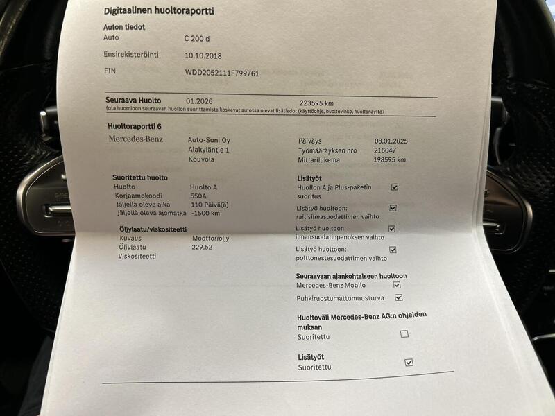 Mercedes-Benz C vaihtoauto