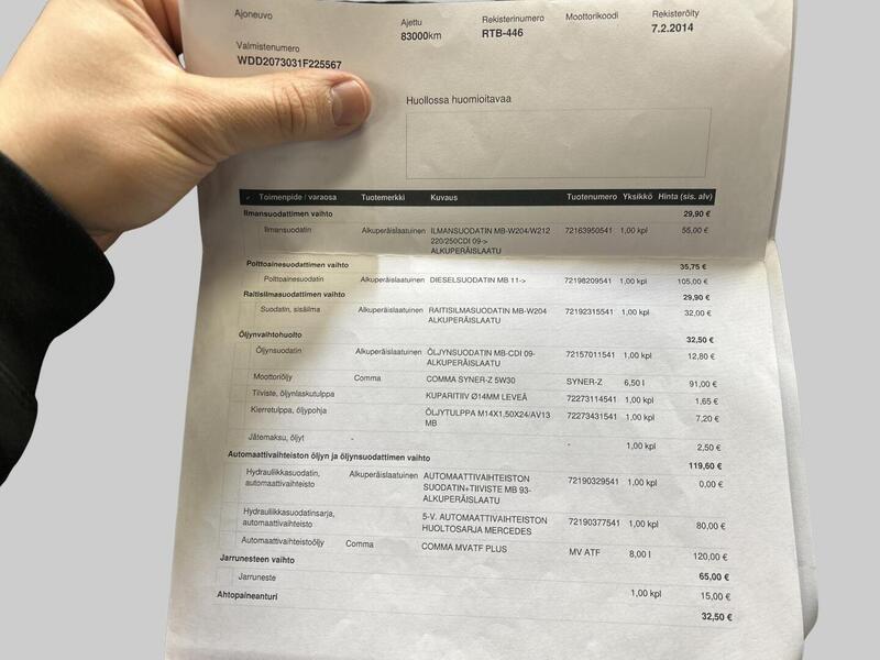 Mercedes-Benz E vaihtoauto