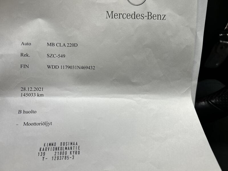 Mercedes-Benz CLA-sarja vaihtoauto