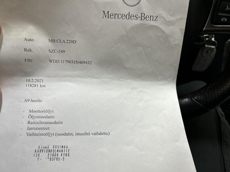 Mercedes-Benz CLA-sarja vaihtoauto