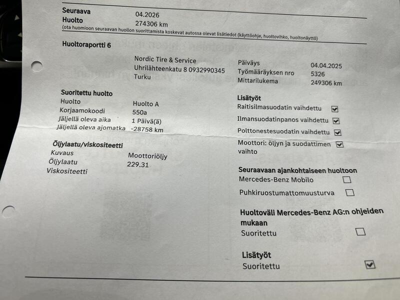 Mercedes-Benz CLA-sarja vaihtoauto