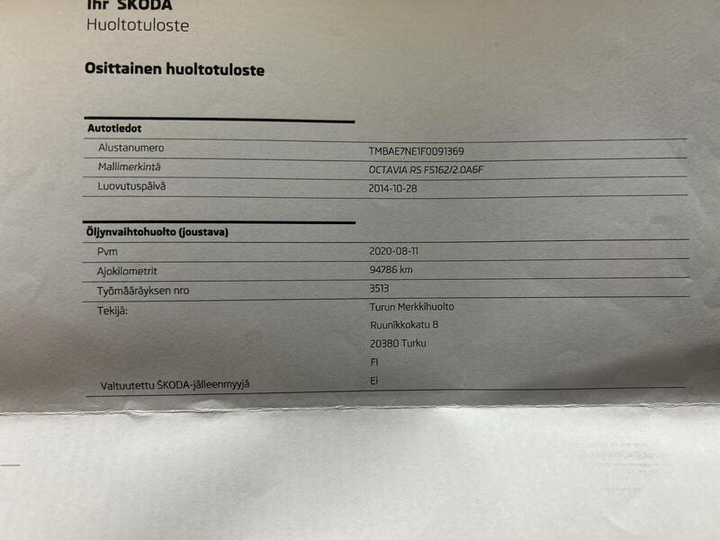 Skoda Octavia vaihtoauto