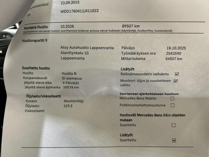 Mercedes-Benz A vaihtoauto