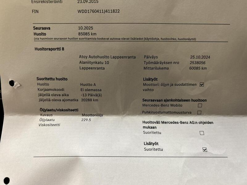 Mercedes-Benz A vaihtoauto