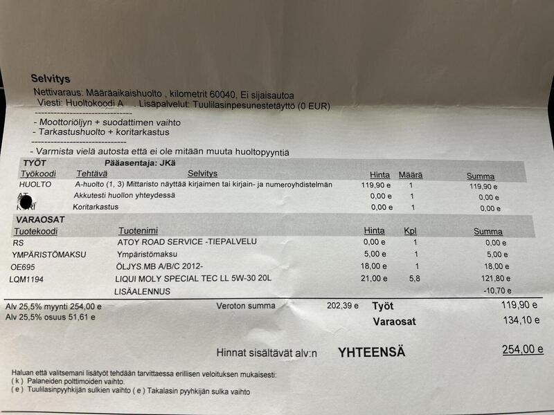 Mercedes-Benz A vaihtoauto