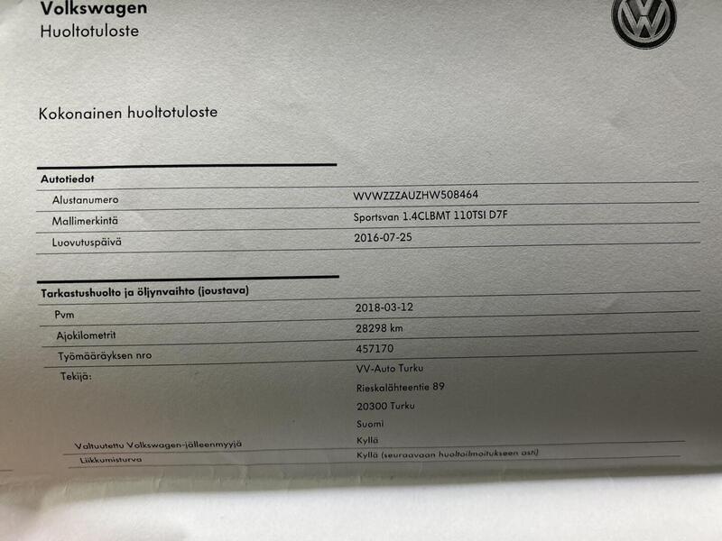 Volkswagen Golf Sportsvan vaihtoauto