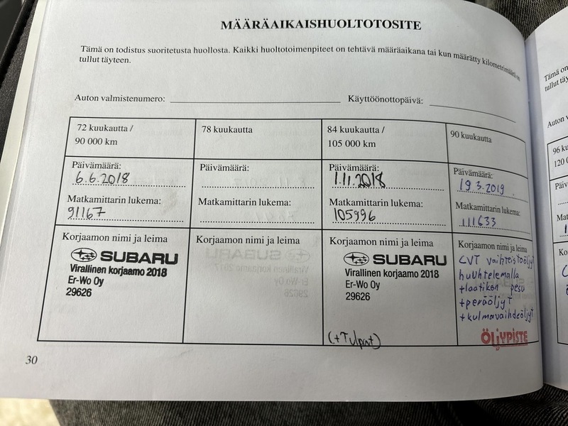 Subaru Outback vaihtoauto