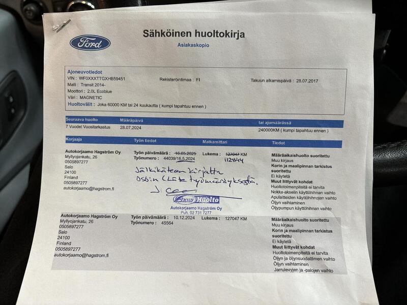 Ford Transit vaihtoauto