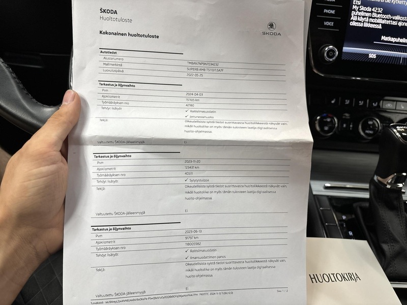 Skoda Superb vaihtoauto