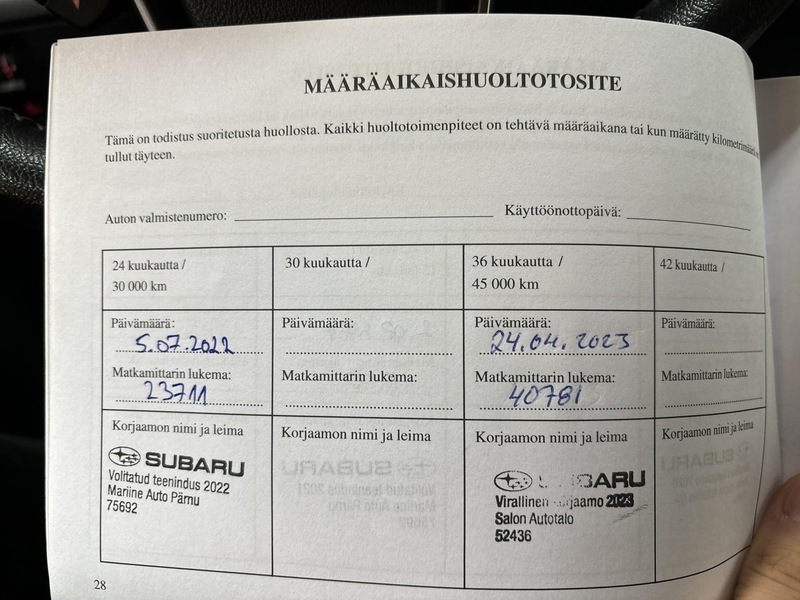 Subaru Outback vaihtoauto