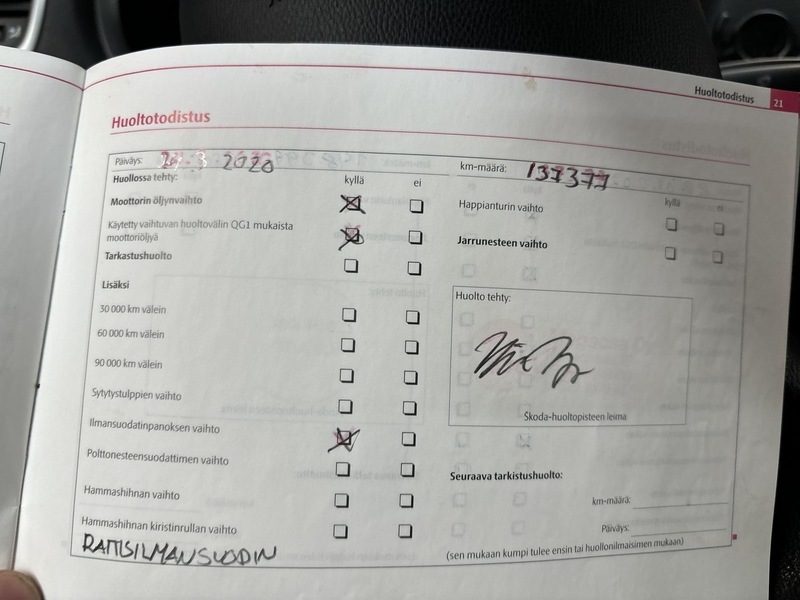 Skoda Roomster vaihtoauto