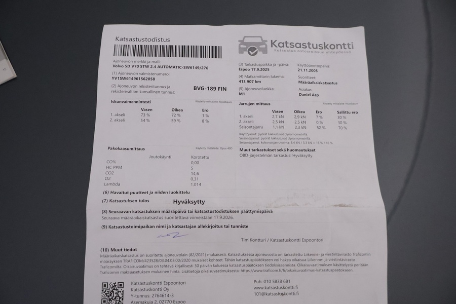 Volvo V70 vaihtoauto