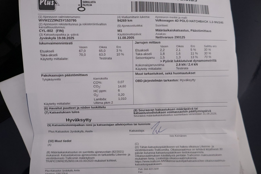 Volkswagen Polo vaihtoauto