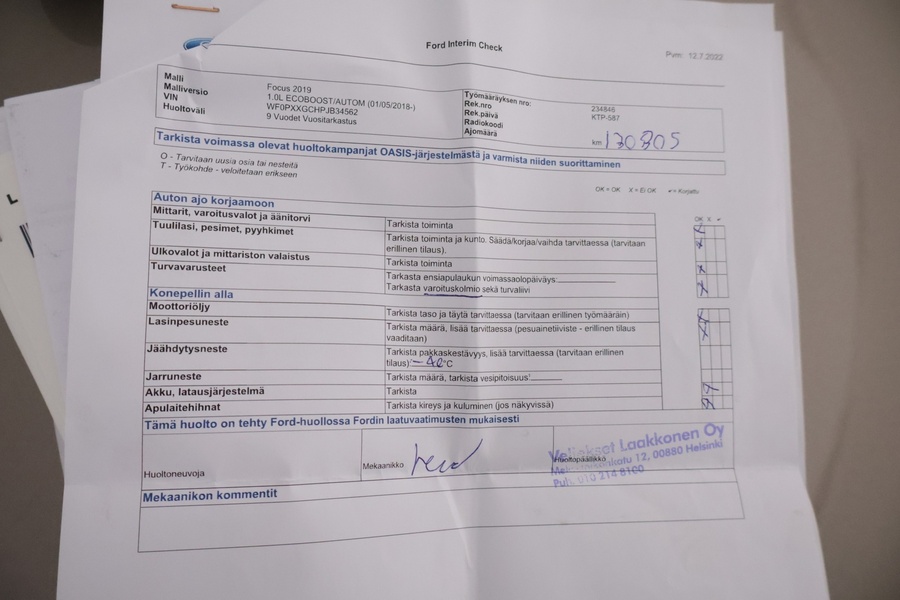 Ford Focus vaihtoauto