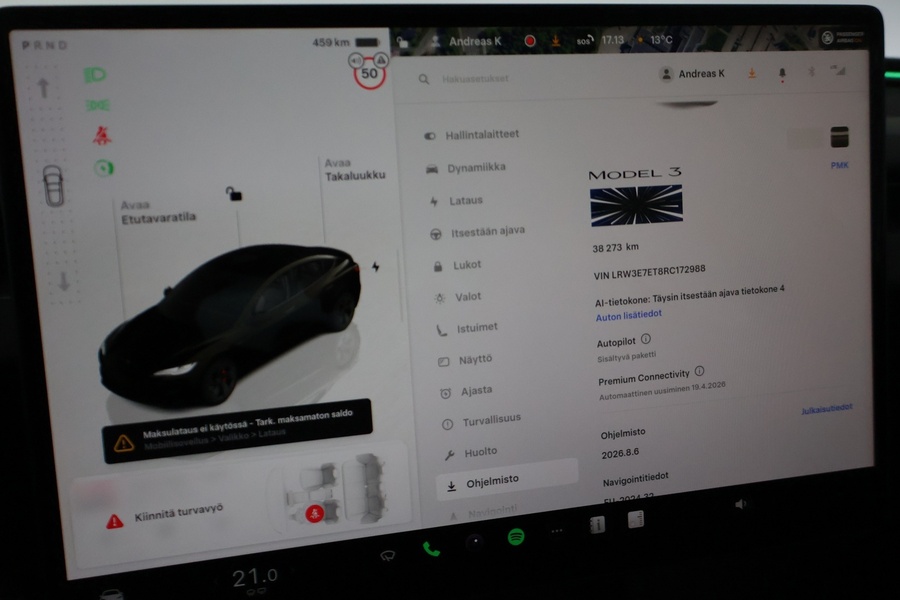 Tesla Model 3 vaihtoauto