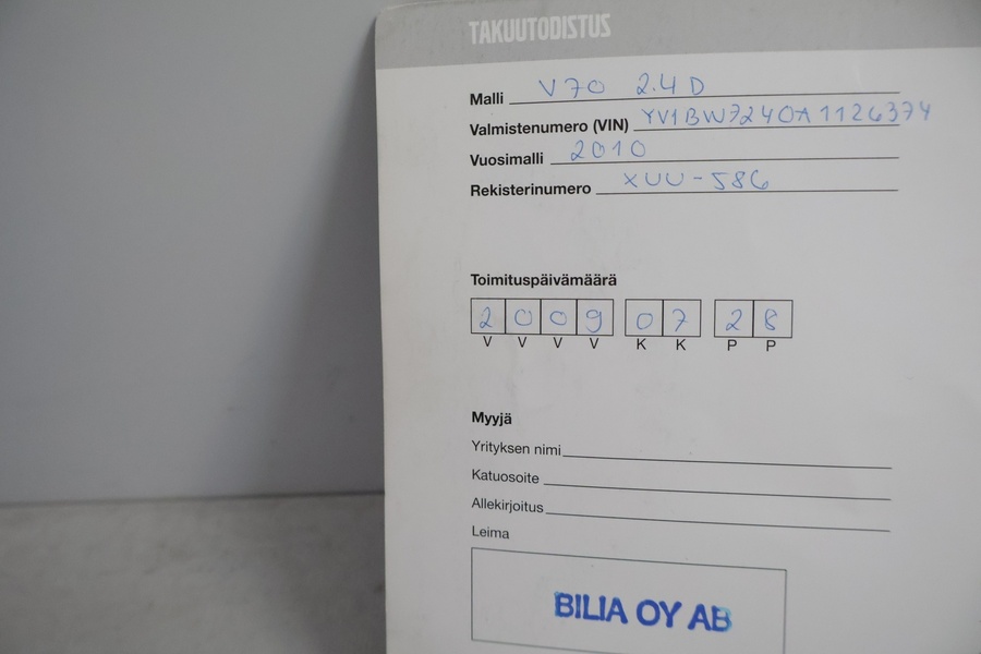 Volvo V70 vaihtoauto