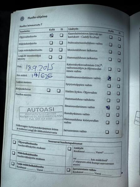 Volkswagen Caddy Maxi vaihtoauto