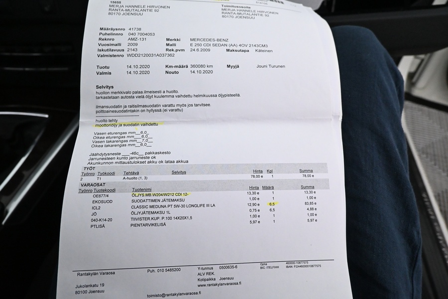 Mercedes-Benz E vaihtoauto