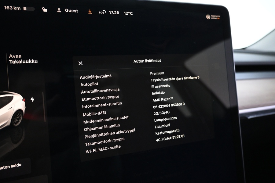Tesla Model 3 vaihtoauto